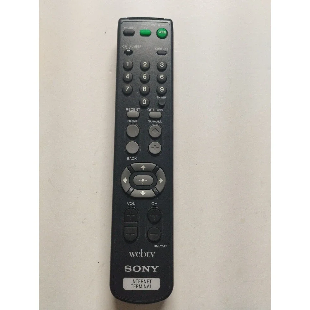 Sony RM-Y142 Webtv Internet Terminal Remote Control OEM - Tested & Works